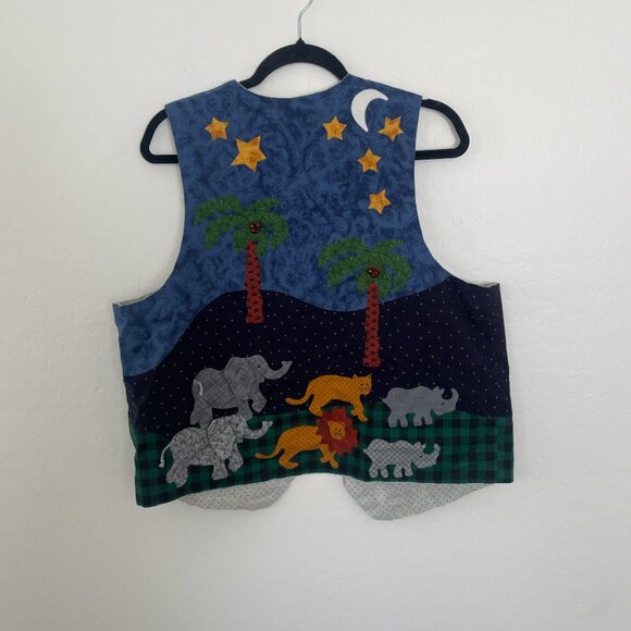 Noah's Ark Religious Christian Jesus Animal Sea Ocean Bible God Godly Vest Top - Picture 2 of 8